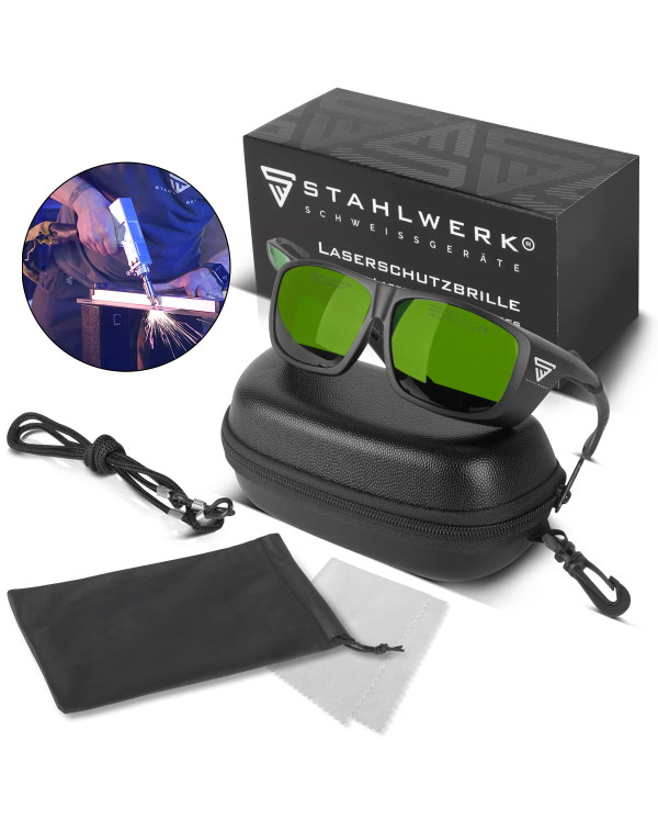 STAHLWERK Laser Safety Glasses – DIN EN 207 Certified Protection