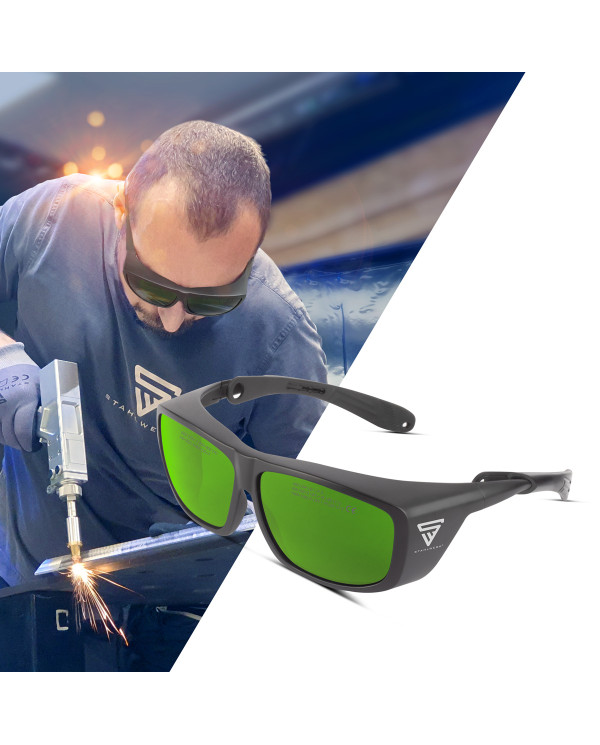 Lunettes de protection laser STAHLWERK - Sécurité DIN EN 207