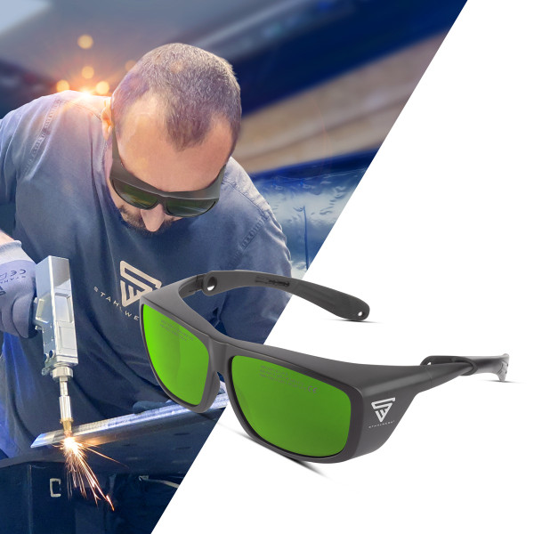 Lunettes de protection laser STAHLWERK - Sécurité DIN EN 207