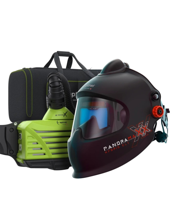 Casque de soudage laser Panoramaxx Hybrid CLT + e3000X| HD SOUDAGE
