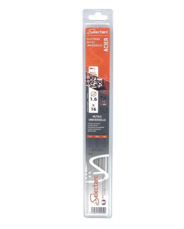 RUTILE STEEL ELECTRODE Ø4.0 - Pack of 6 | All-position Welding