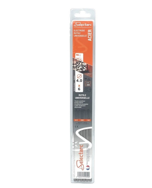 RUTILE Electrodes Ø4.0 - Pack of 6 | HD Soudage