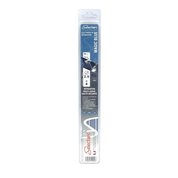 Électrode universelle 29/9 MAGIC BLUE Ø2,5 – Blister de 8 | HD Soudage