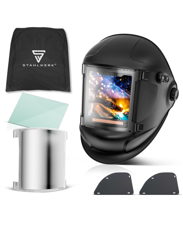 STAHLWERK TITAN 3-in-1 Automatic Welding Helmet | True-Colour