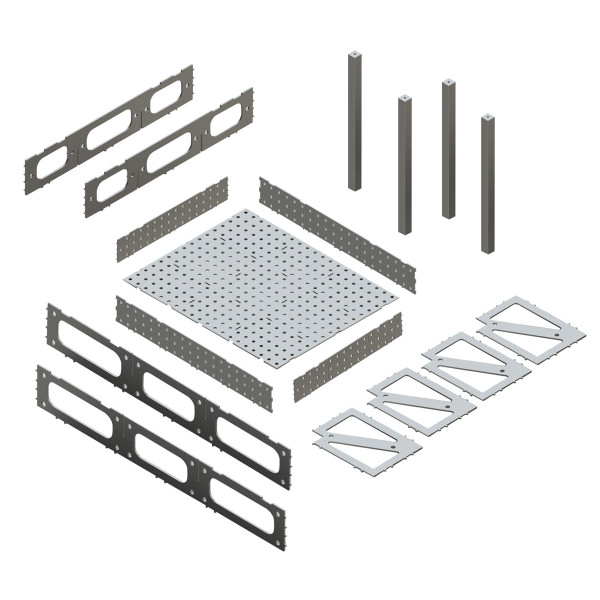 Table de soudage 3D STAHLWERK WT-100 ST - Capacité 1000 kg - Kit DIY