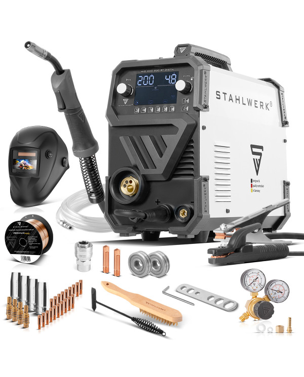 Poste de soudage MIG MAG STAHLWERK 200 ST Digital| HD Soudage