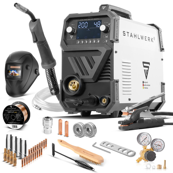 Poste de soudage MIG MAG STAHLWERK 200 ST Digital| HD Soudage