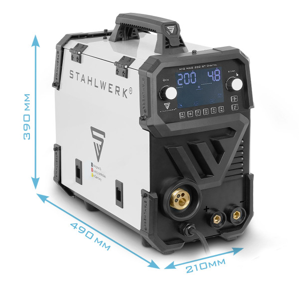 Poste de soudage MIG MAG STAHLWERK 200 ST Digital| HD Soudage