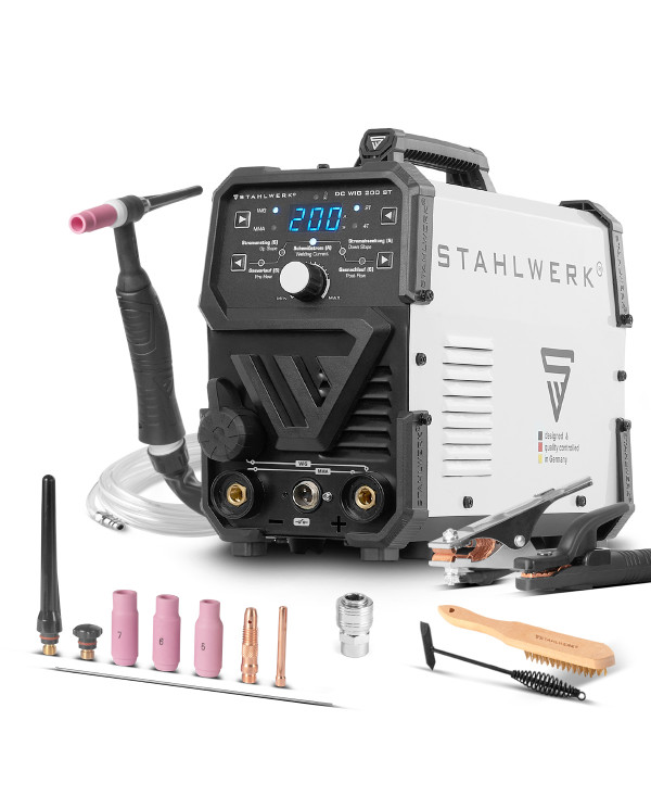 Poste à souder STAHLWERK TIG DC 200A – 2 en 1 TIG / MMA HF IGBT