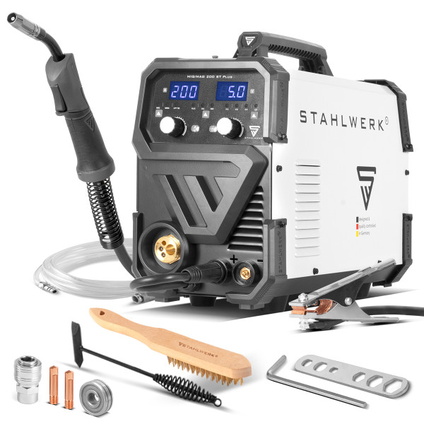 MIG MAG Welding Machine STAHLWERK MIG 200 ST IGBT – 200A | HD Soudage
