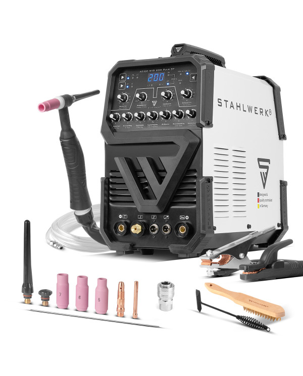 STAHLWERK AC/DC TIG 200 Puls ST Welding Machine | HD SOUDAGE