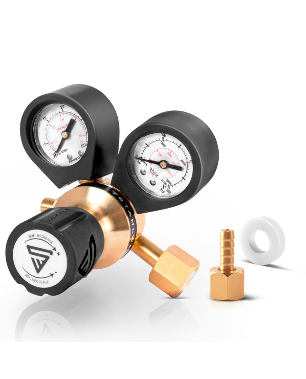 ARGON / CO₂ Pressure Regulator – 200 Bar – 32 L/min