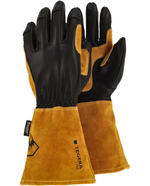 High-precision welding glove 7788 made of goatskin leather
