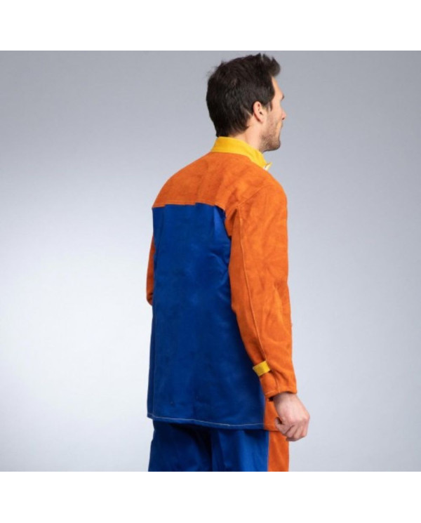 RHT Leather & Cotton Welder’s Jacket | EDC Protection | HD SOUDAGE