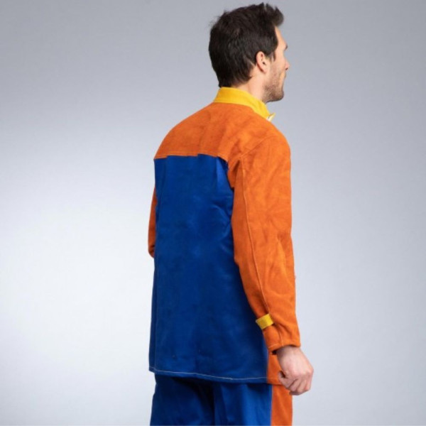 RHT Leather & Cotton Welder’s Jacket | EDC Protection | HD SOUDAGE