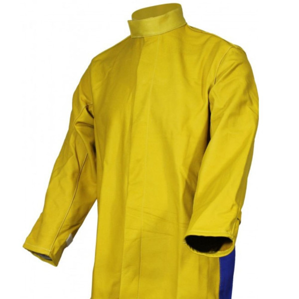 Veste Soudeur Fleur de Cuir RHT & Coton Traité| HD SOUDAGE