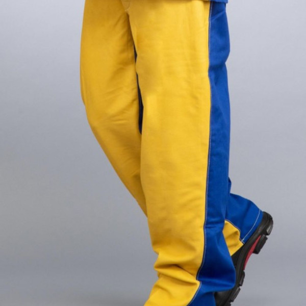 Full-Grain Leather / Treated Cotton Welder’s Trousers | HD SOUDAGE