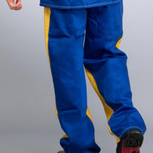 Full-Grain Leather / Treated Cotton Welder’s Trousers | HD SOUDAGE