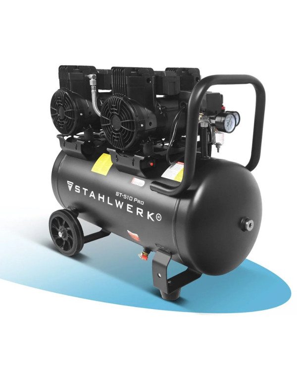 STAHLWERK ST-510 Pro Silent Air Compressor 50 L – 10 bar