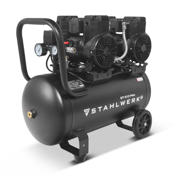 Compresseur silencieux STAHLWERK ST-510 Pro 50 L – 10 bar