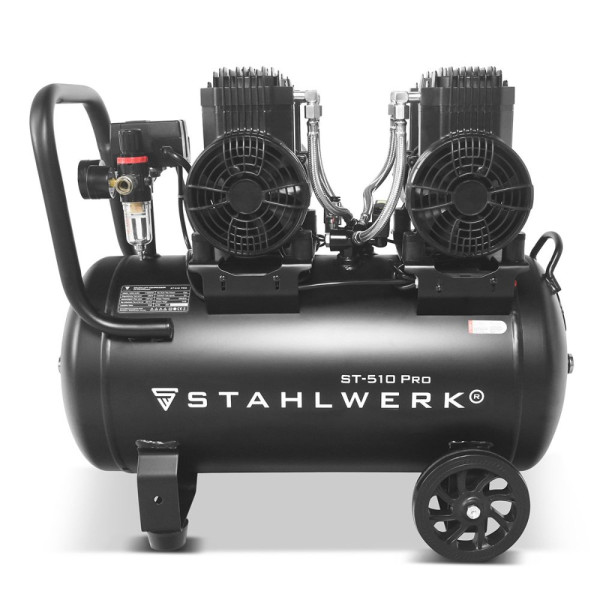 Compresseur silencieux STAHLWERK ST-510 Pro 50 L – 10 bar