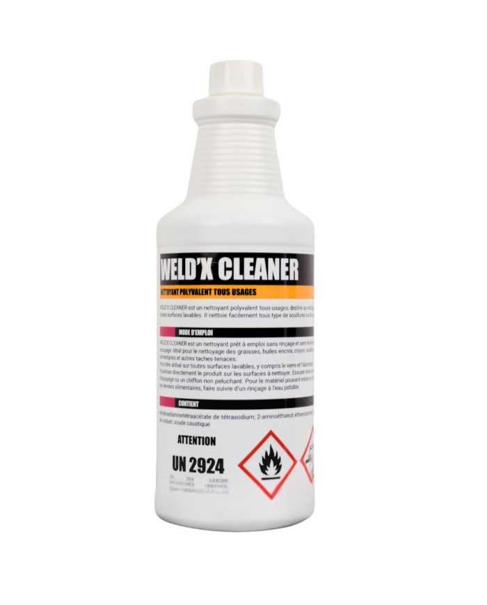 WELD’X CLEANER | Ready-to-use cleaning, degreasing and disinfecting agent