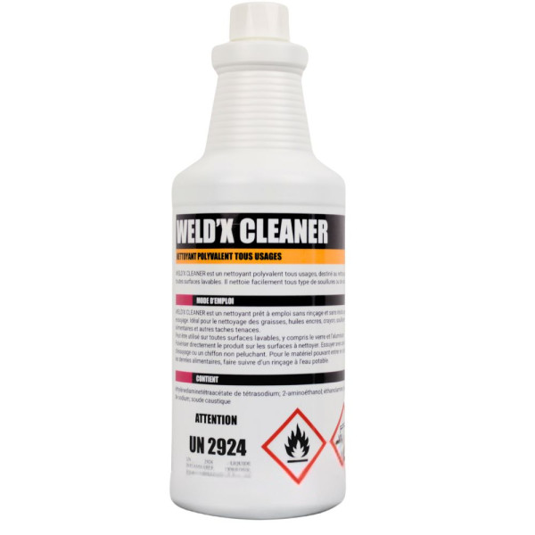 WELD’X CLEANER | Ready-to-use cleaning, degreasing and disinfecting agent