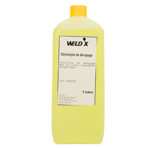 ELECTROLYTE A for cleaning weld seams