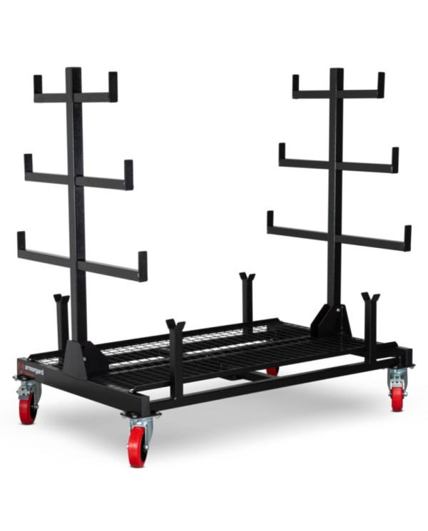 PIPERACK - Rack mobile matériaux grande longueur 1000 kg | HD SOUDAGE