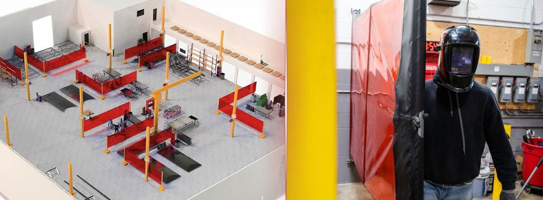 Welding Screen Setup: Enhance Safety with Ease