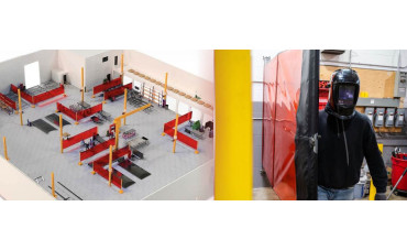 Welding Screen Setup: Enhance Safety with Ease